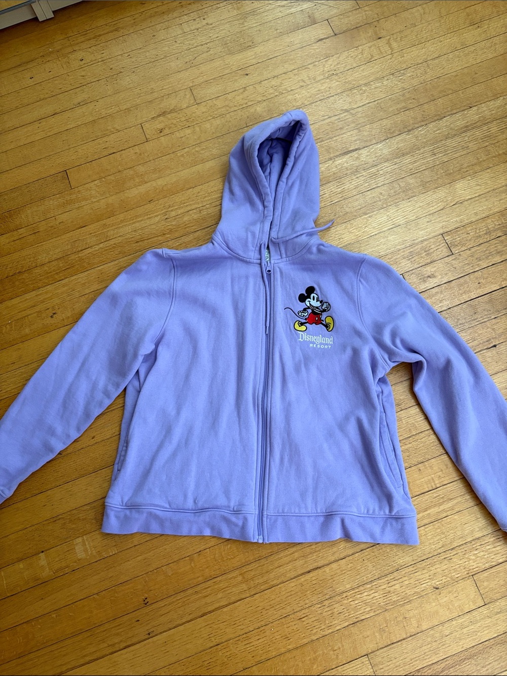 Disney Lavender Mickey Mouse Zip-Up Hoodie